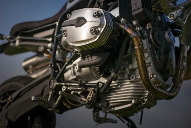Out Of This World: This BMW GS custom from BCR Designs looks like an alien life form.