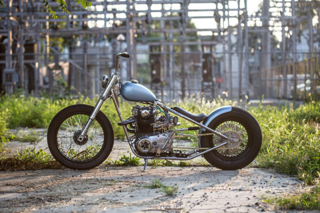 Bobber style: This Yamaha XS650 from FKKMOTO is an exercise in minimalism.