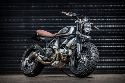 Fat tire motorcycle: A custom Ducati Scrambler from Down & Out Cafe Racers