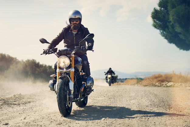 Image from the BMW R nineT launch campaign