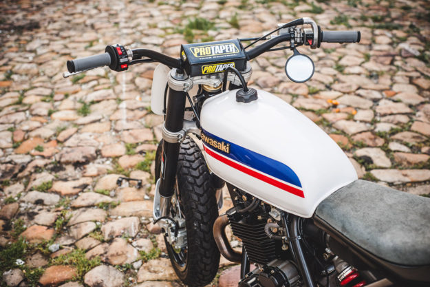 Next time you visit Cape Town, you can hire this CCM 664 street tracker from Wolf Moto.