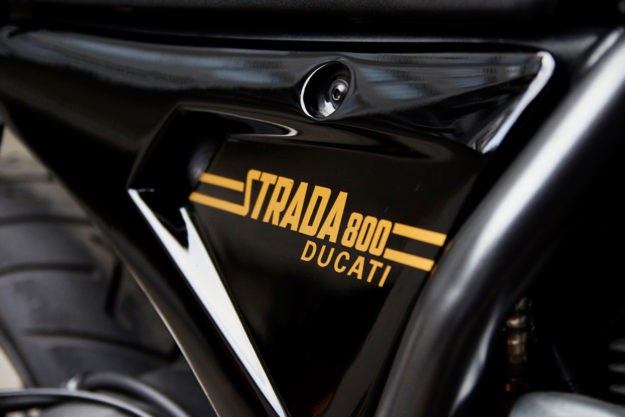 The Ducati Strada 800 cafe racer by Fuel Bespoke Motorcycles