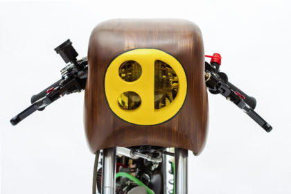 Woodface: George Woodman's Honda SS50 custom moped