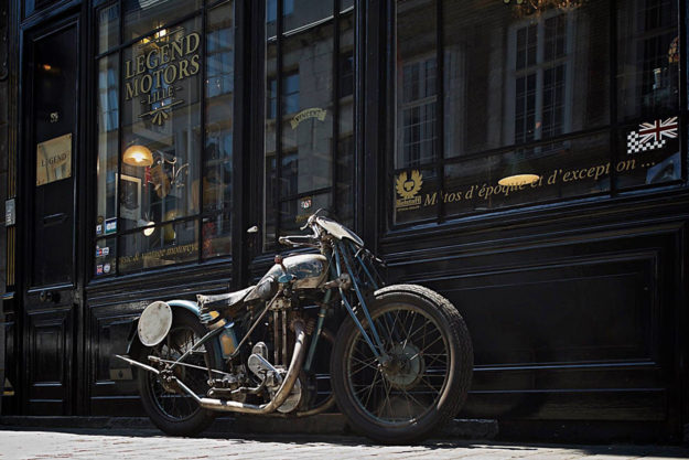 A look behind the scenes at one of France's top motorcycle shops, Legend Motors.