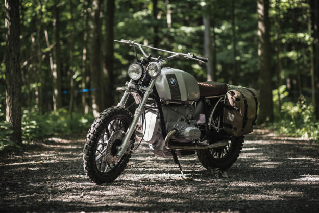 Clockwork Motorcycles and Crowe Metal Co. build a cross-country BMW R100.