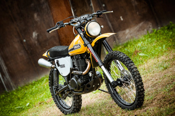 Not So Mellow Yellow: North East's XT500 resto-mod | Bike EXIF