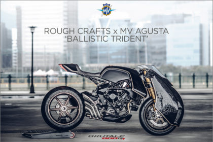 Ballistic Trident: A Custom MV Agusta Brutale 800 RR by Rough Crafts