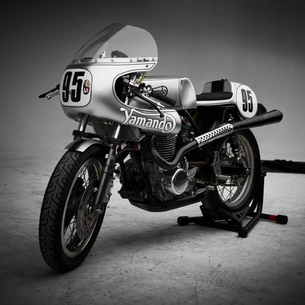 The Yamando: A vintage Yamaha race bike with a Norton frame