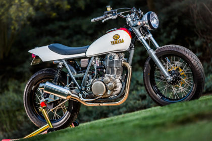 How to build a Yamaha SR500 street tracker, the Mule Motorcycles way.