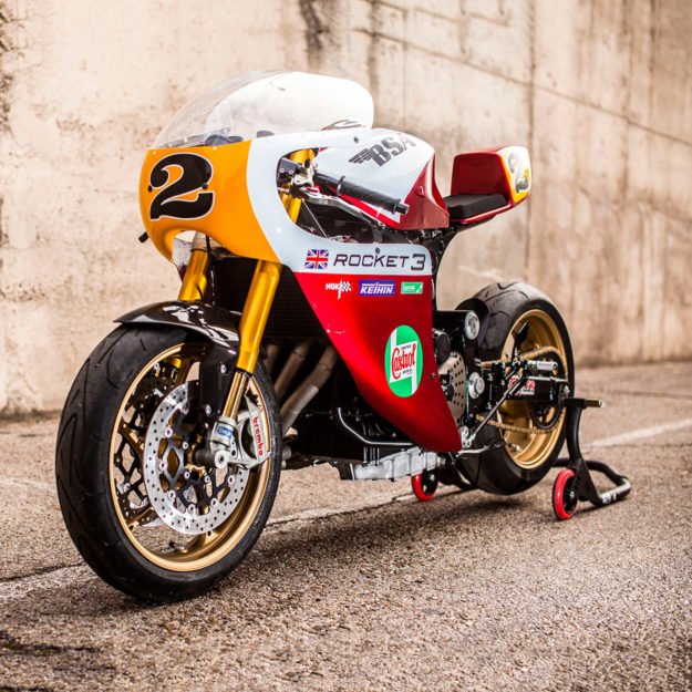 A Triumph Legend TT cafe racer  with an endurance vibe from XTR Pepo
