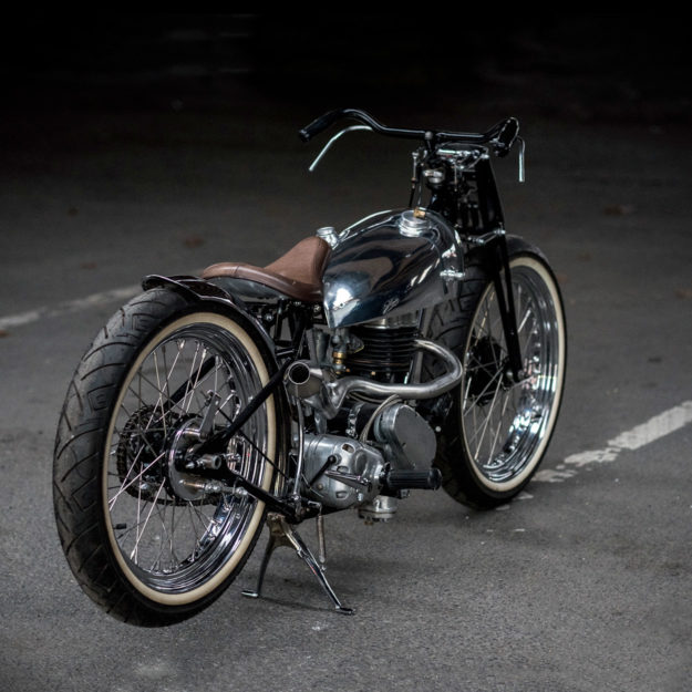 This elegant custom BSA C11 was built by Tim Harney for the Brooklyn Invitational show