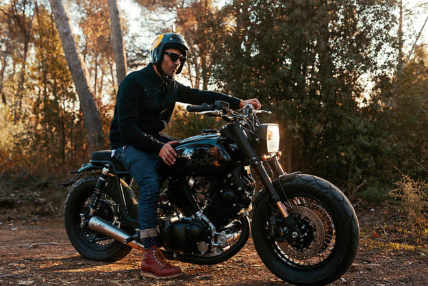 Low Tracker: A custom Yamaha Virago from Ad Hoc Cafe Racers of Spain