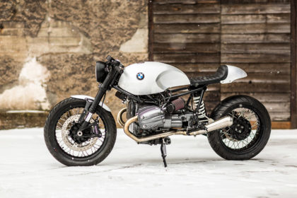 BMW R1150 GS cafe racer by Ronna Noren of Unique Custom Cycles