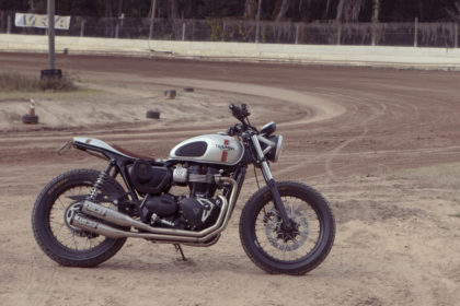 Triumph Street Twin flat tracker by Standard Motorcycle Co., built for the RSD Super Hooligan National Championship