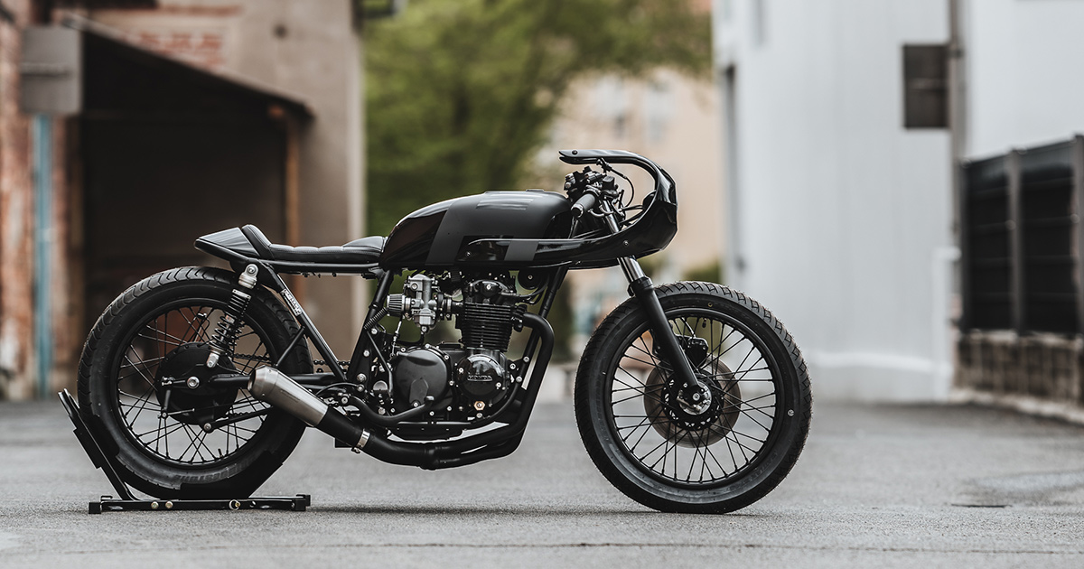 The real deal: A stealthy CB550 cafe racer from Hookie Co. | Bike EXIF