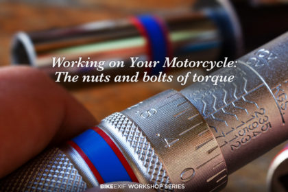 Torque wrenches for motorcycles