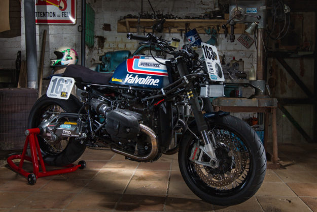Classic Superbike Style: A BMW R nineT with a classic racer vibe from Workhorse Speedshop