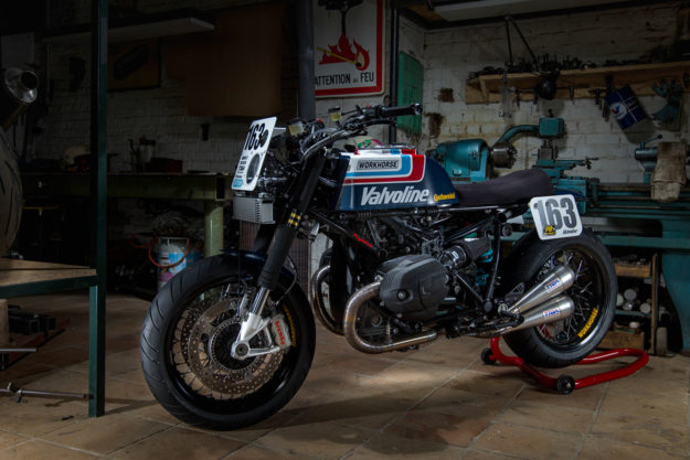 Classic Superbike Style: A BMW R nineT with a classic racer vibe from Workhorse Speedshop