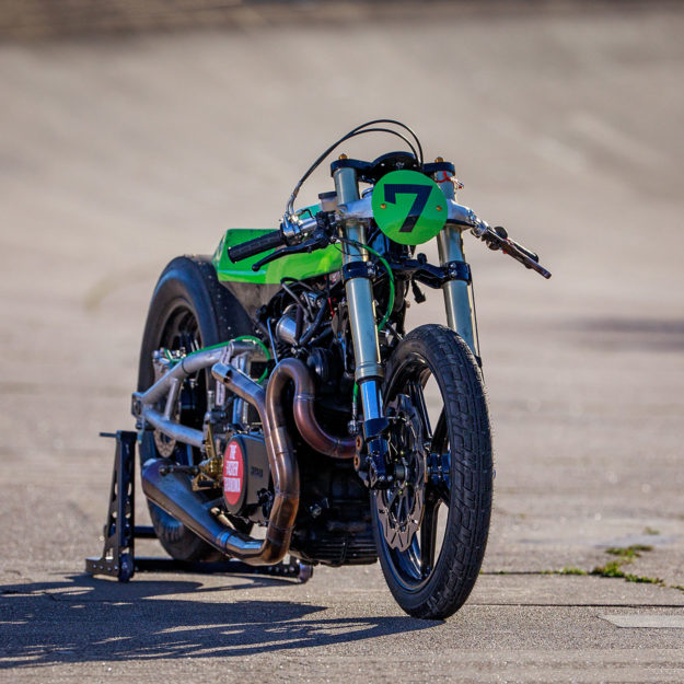 Yamaha TR1 drag bike by Schlachtwerk