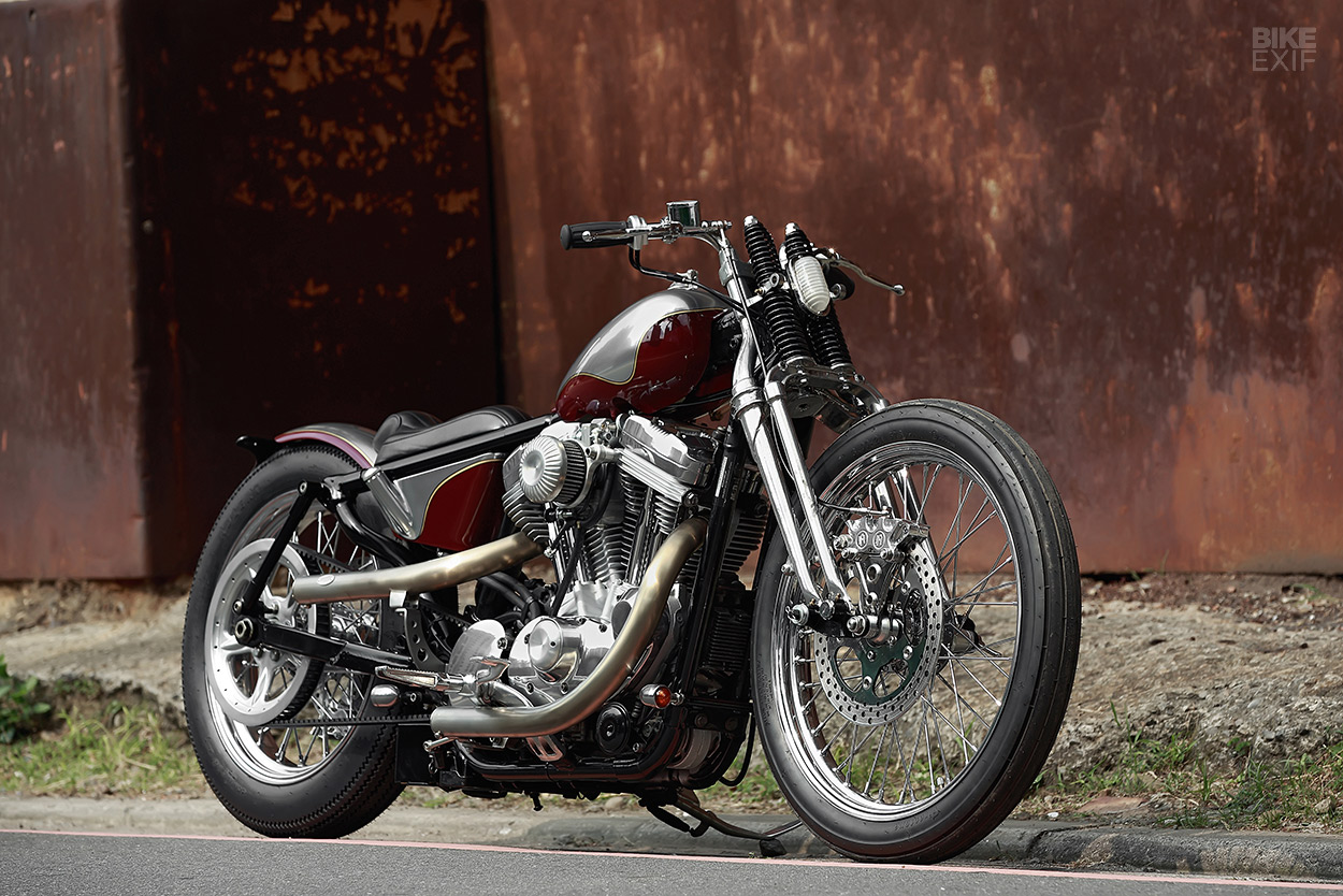 Subtle Deception A Harley Sportster Bobber From 2loud Bike Exif