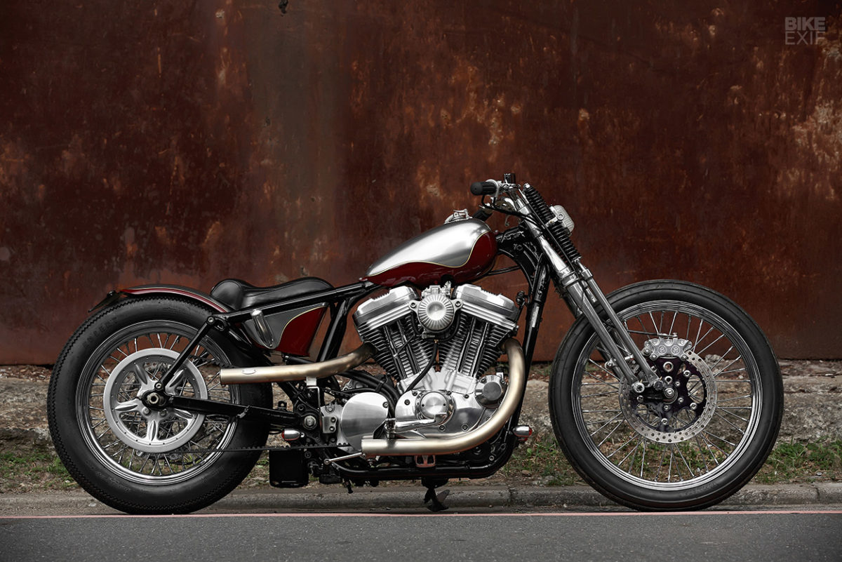 Subtle Deception: A Harley Sportster bobber from 2LOUD | Bike EXIF