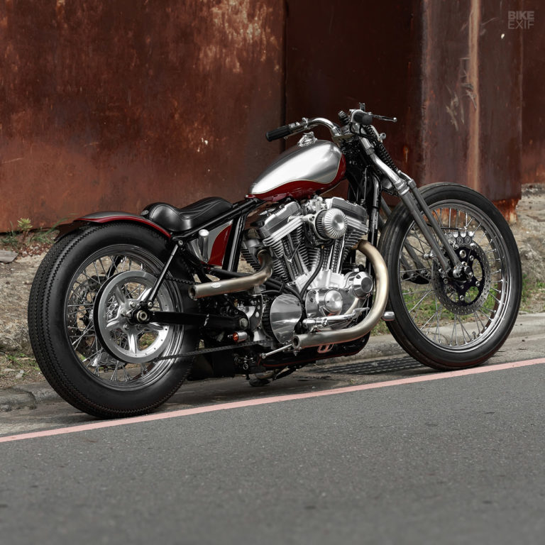 Subtle Deception: A Harley Sportster bobber from 2LOUD | Bike EXIF