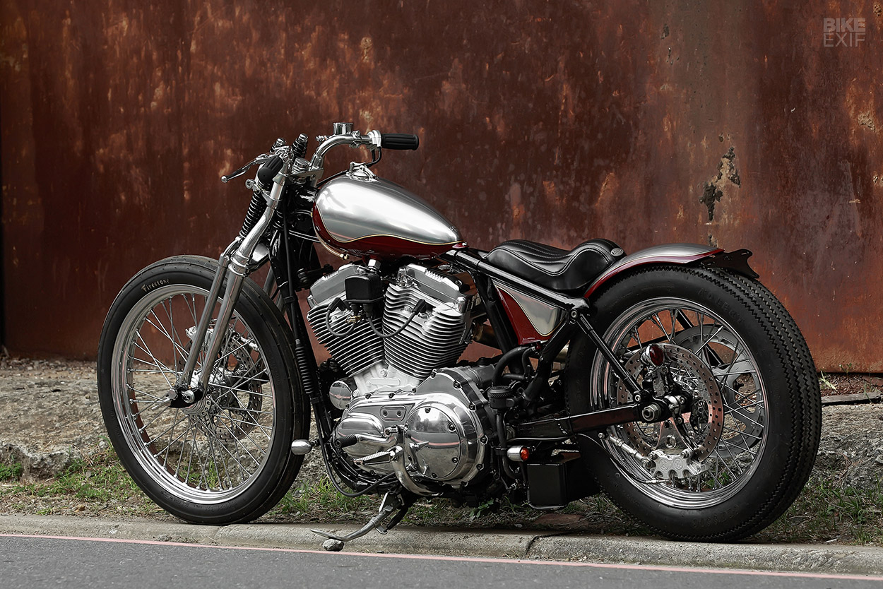 Subtle Deception: A Harley Sportster bobber from 2LOUD