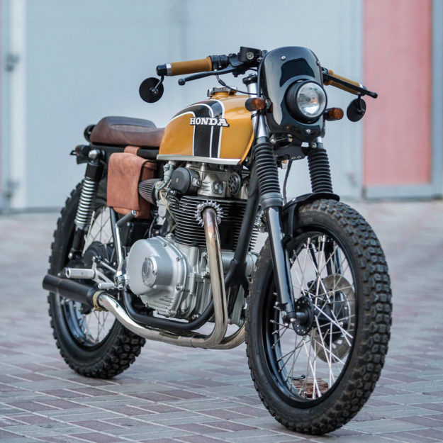 From Texas barn find to the Persian Gulf: Antonie Robertson's Honda CB350 cafe racer