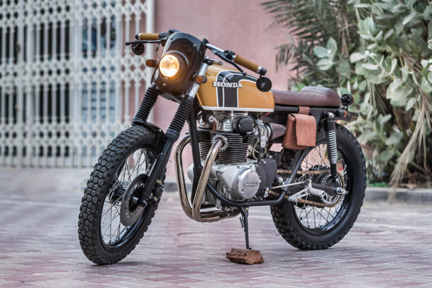 From Texas barn find to the Persian Gulf: Antonie Robertson's Honda CB350 cafe racer