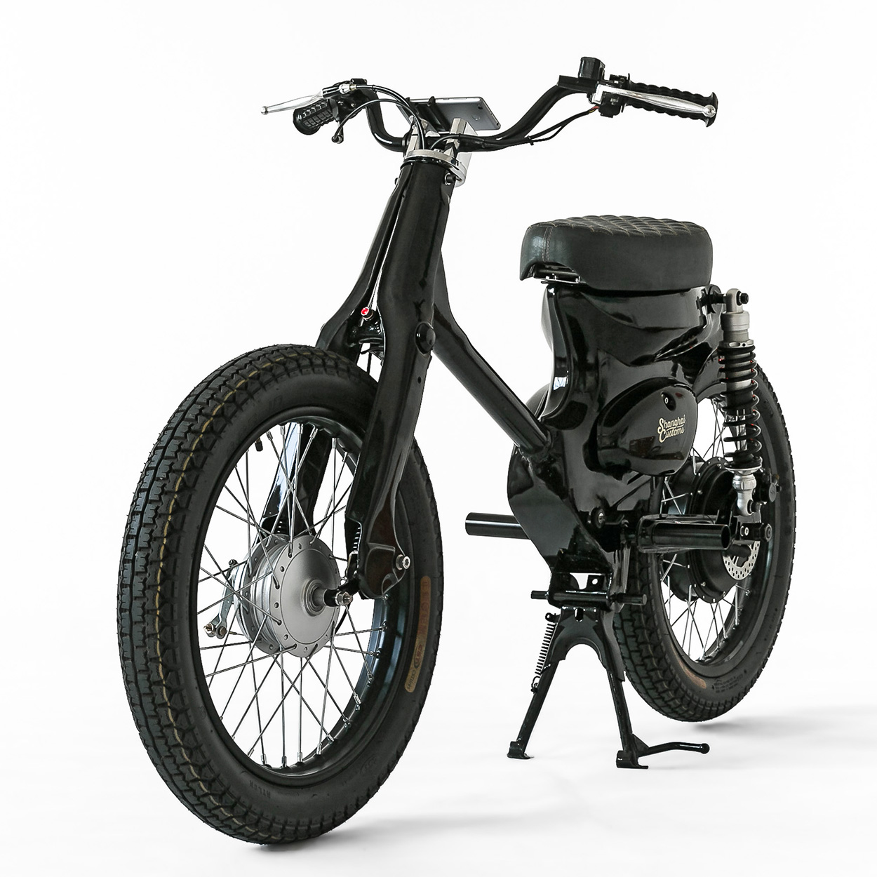 moped style electric bicycle