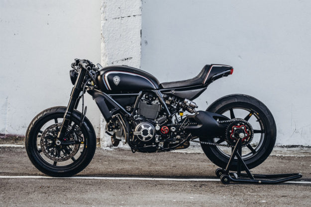 Scrambler Ducati Icon cafe racer by Rough Crafts