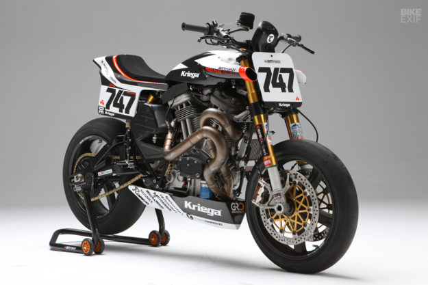 The BOTT XR1R Pikes Peak motorcycle—winner win of the Exhibition Powersport class