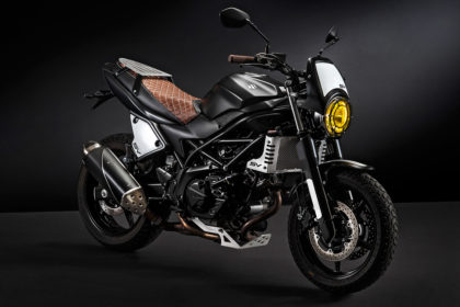 Finally, there is a custom kit for the Suzuki SV650.