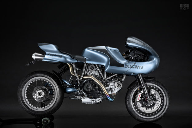 Ducati MH900e cafe racer by Stadafab and Red Max Speed Shop