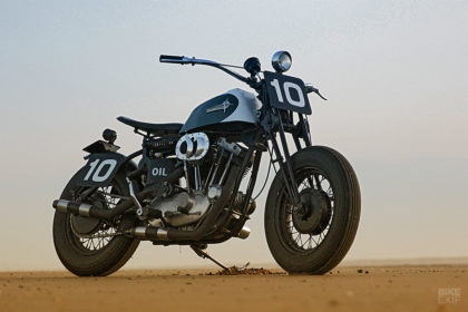 Period Incorrect: A Harley Sportster XLCH beach racer from Hoxton Moto