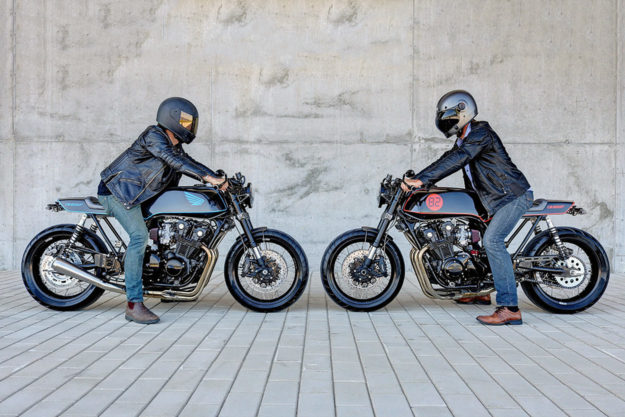 Two Honda CB900Fs by Sylvain Carignan