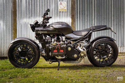 The Madboxer: A motorcycle with a Subaru car engine