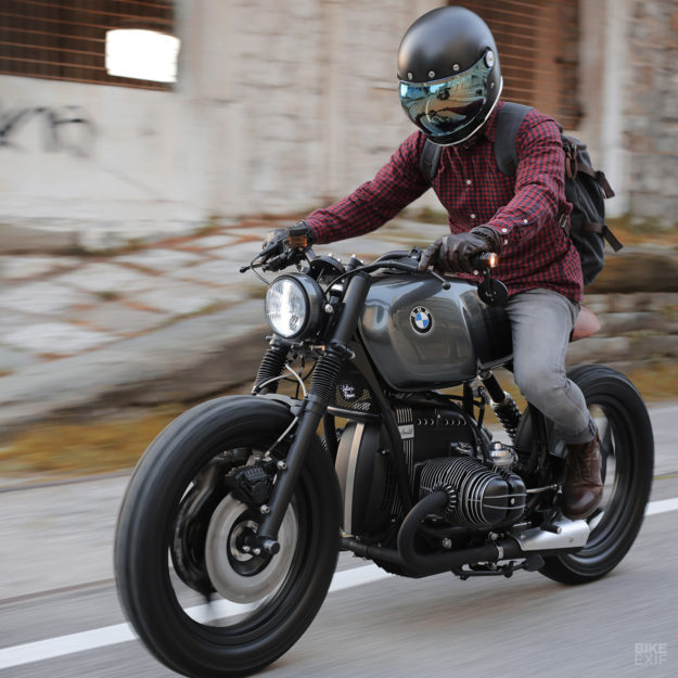 A BMW R80RT cafe racer from Slovenia