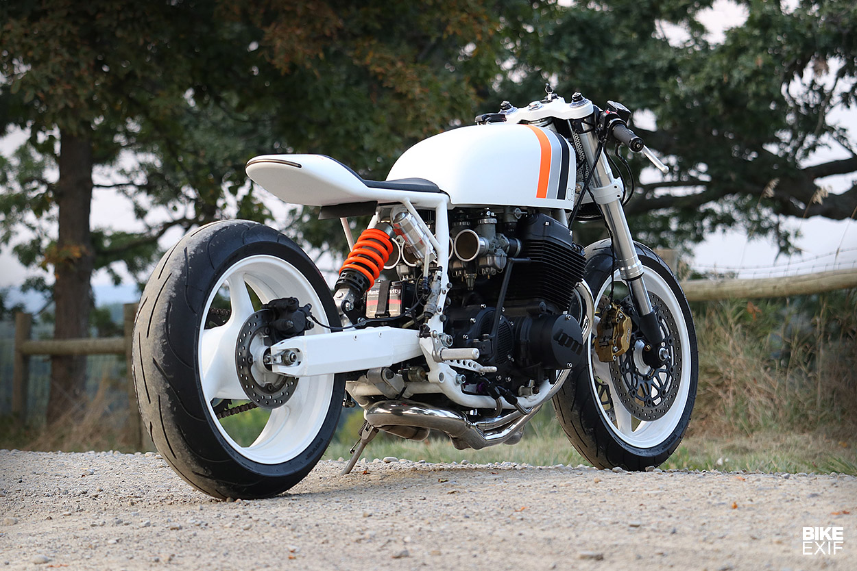 White Hot: A cafe racer CB750 from New York | Bike EXIF