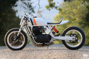 White Hot: A cafe racer CB750 from New York | Bike EXIF