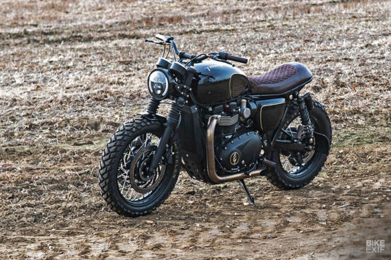 Buffed: A Muscular Bonneville T120 from Old Empire | Bike EXIF