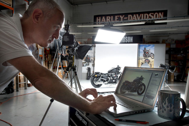 Professional motorcycle photography: Behind the scenes at a press launch