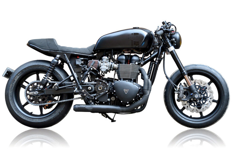 Back In Black: A Bonneville cafe racer resurrection | Bike EXIF