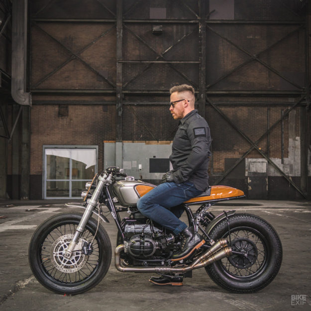 Custom BMW R75 by Ironwood, inspired by classic cars and boats