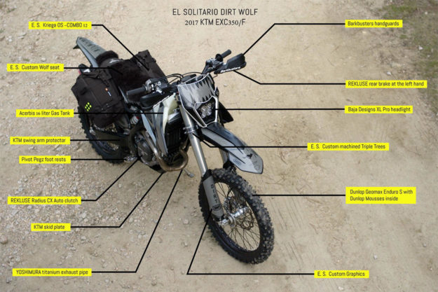 This KTM custom dirt bike is El Solitario's most controversial project yet