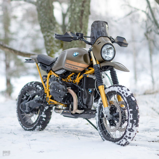 An ice cool custom BMW R nineT Urban G/S from UCC of Sweden
