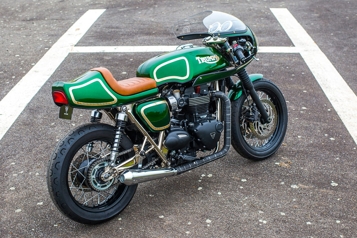 The Mongrel: A ‘Rickman’ Triumph T120 cafe racer | Bike EXIF