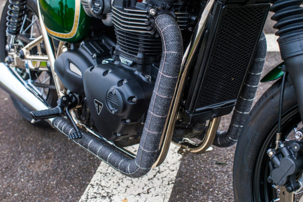 A Triumph T120 homage to Rickman by Return Of The Cafe Racers