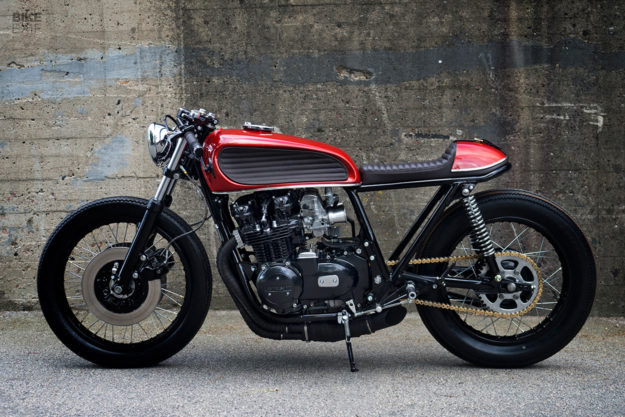 Barn rescue: The Swedish workshop PAAL has restored this Kawasaki KZ650 to cafe racer perfection
