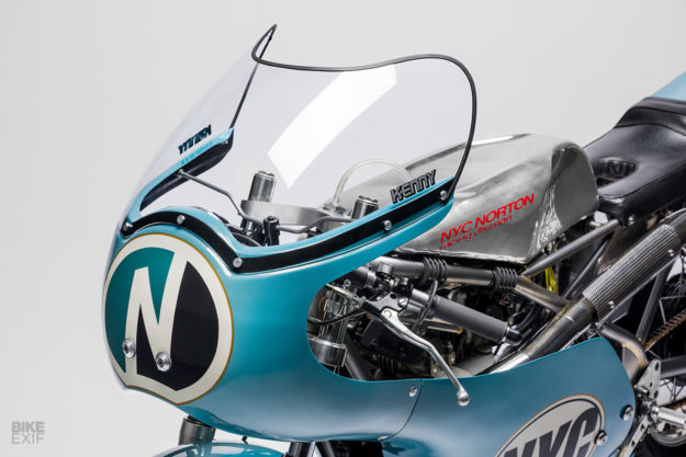 New from NYC Norton: A Seeley Matchless G50 racing motorcycle